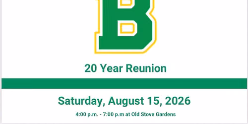 20 Year Reunion