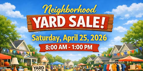 Persimmon Grove Spring Community Yard Sale