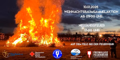 Weihnachtsbaumsammelaktion + Neujahrsfeuer