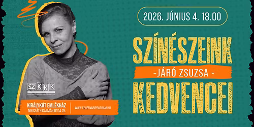 Sz\u00edn\u00e9szeink kedvencei \u2013 J\u00e1r\u00f3 Zsuzsa