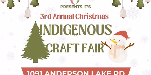 Anishinabe Spiritual Centre's 3rd Annual INDIGENOUS Craft Sale