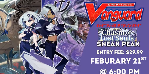 Cardfight!! Vanguard VGE-DZ-BT12: Chasm of Lost Souls Sneak Peak