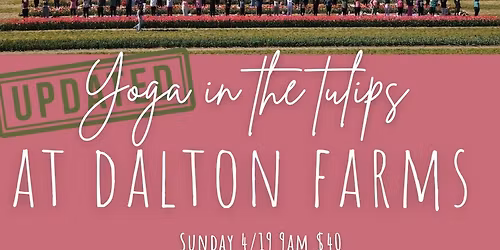 Yoga in the Tulips