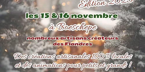 March\u00e9 de No\u00ebl de Boeschepe - No\u00ebl au c\u0153ur des Flandres