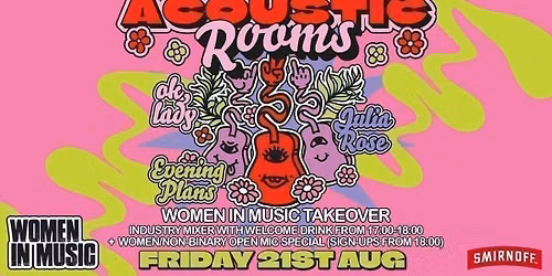Acoustic Rooms - Women In Music Takeover \ud83c\udf34 Nottingham\u2019s legendary open mic night