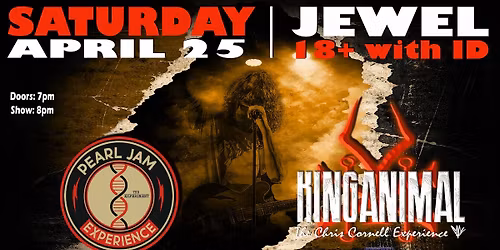 THE SONS OF SEATTLE TOUR PRESENTS: KING ANIMAL\/ THE EXPERIMENT 