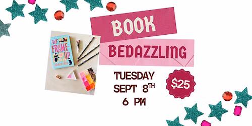 Book Bedazzling at The Gilded Page, Sept 8th