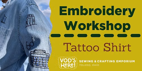 Embroidery Workshop\u2014Tattoo Shirt