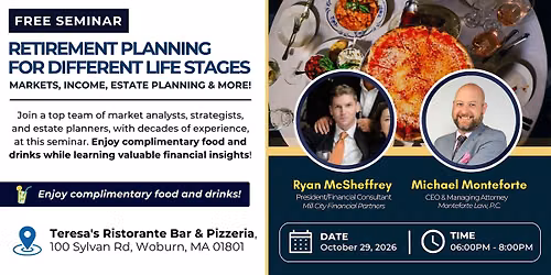 FREE SEMINAR: Retirement Planning for Different Life Stages