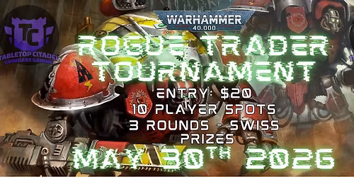 Warhammer 40,000 RTT May 2026