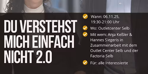 Du verstehst mich einfach nicht 2.0