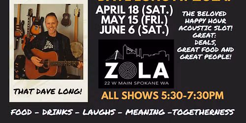 Dave at ZOLA - Spring 2026 -