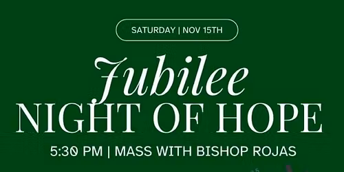 at Sacred Heart \u2665\ufe0f Jubilee Night of Hope