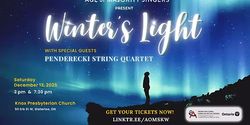 AOMS Presents: Winter's Light (w\/ Penderecki String Quartet)