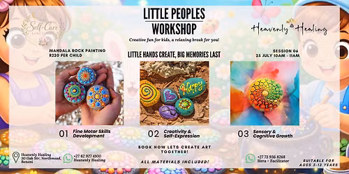 Little People's Mandala Rock Painting Workshop 