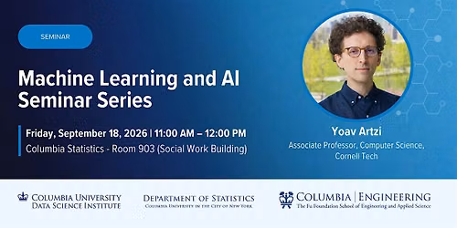 ML\/AI Seminar: Yoav Artzi, Cornell Tech