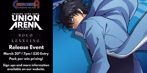 Union Arena - Solo Leveling Release Event 3\/20