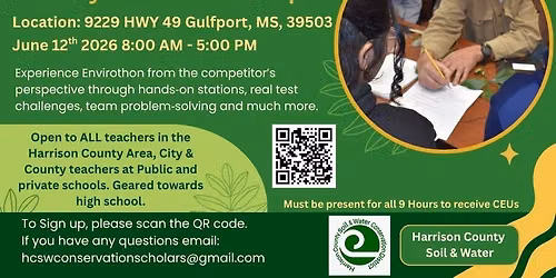 Environmental Education Skills Teacher Workshop