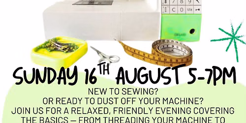 COMPLETE BEGINNERS SEWING MACHINE CLASS