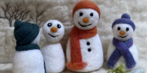 Needle Felting Workshop: Seasonal Snowman