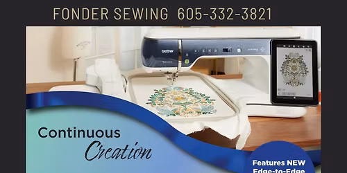 Continuous Creation Embroidery Event - November 6th.