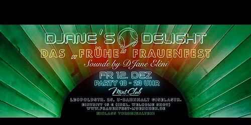 Das "fr\u00fche" Frauenfest von DJane's Delight