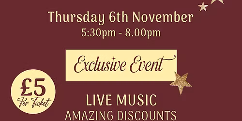 FESTIVE SHOPPING NIGHT @DixonsDepartmentStore