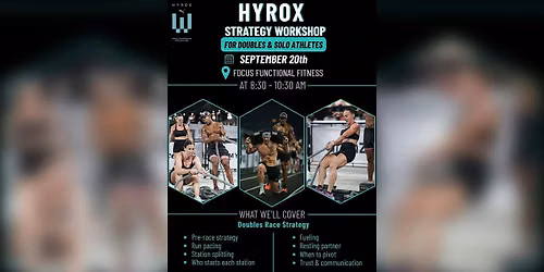 HYROX DOUBLES & INDIVIDUAL STRATEGY WORKSHOP