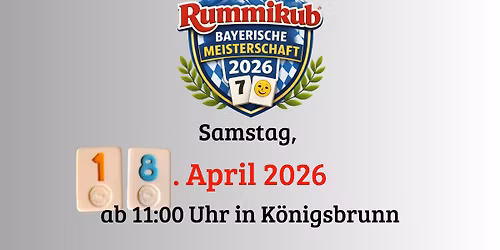 1. Bayerische Rummikub Meisterschaft