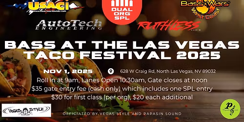 Bass at the Las Vegas Taco Festival 2025