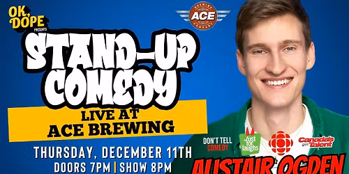 OK, DOPE Presents Alistair Ogden Live at Ace Brewing!