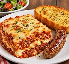 St. Martin's Lasagna & Sausage Dinner