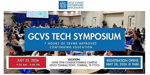 Gulf Coast Veterinary Specialists 2026 Tech Symposium