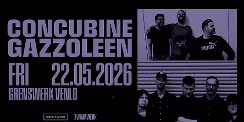 Zwaarwerk presents: Concubine + Gazzoleen in Poppodium Grenswerk