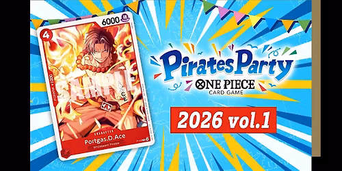 One Piece TCG Pirates Party 2026 Vol. 1 Modified Standard Tournaments