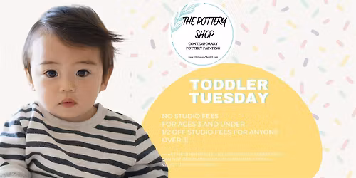 Toddler Tuesdays at The Pottery Shop Town Square