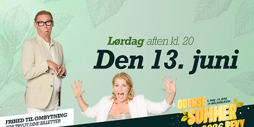 13. juni kl. 20 \u00bb Odense Sommerrevy 2026