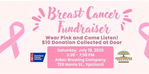 Breast Cancer Fundraiser - The Frauds Performing Live at Arbor Brewing Biergarten