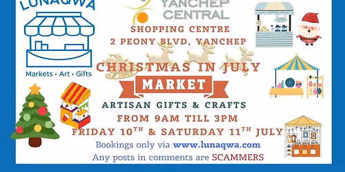 Christmas in July Market at Yanchep Central