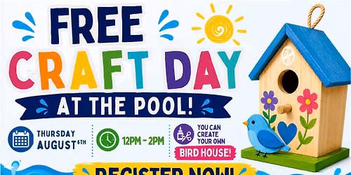 Free Craft at the Pool