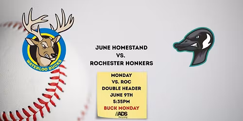 Waterloo Bucks vs. Rochester Honkers