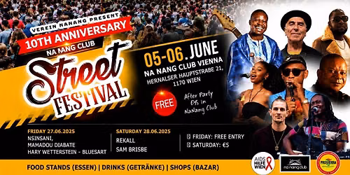 NaNang Stra\u00dfenfest (street festival)... 5\/6 juni 2026