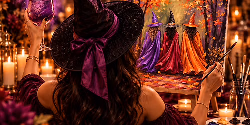 \ud83e\uddd9\u200d\u2640\ufe0f WITCHES NIGHT OUT: SIP & PAINT \ud83c\udfa8