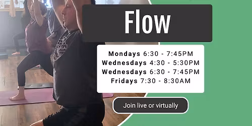 \ud83e\uddd8\ud83c\udffb Flow - Live + Virtual