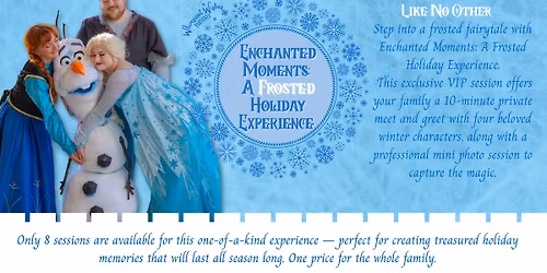 Enchanted Moments: A Frosted Holiday Experience