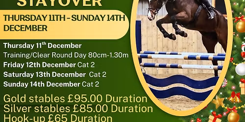 December British Show Jumping Stayover 2025