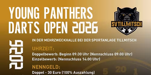 Young Panthers Darts Open 2026