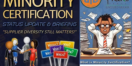 Emergency Minority Business Certification Briefing & Status Update