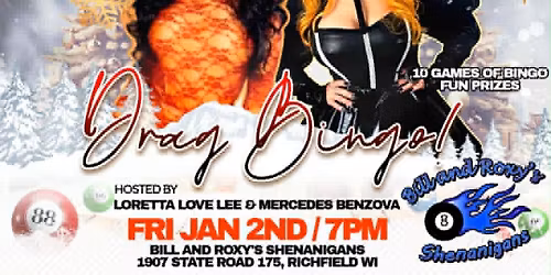 Christmas Pajama Party Drag Bingo