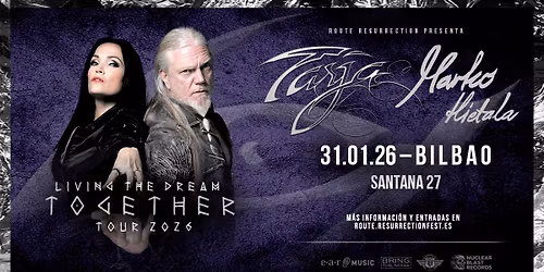Route Resurrection: Tarja y Marko Hietala (Bilbao, 2026)